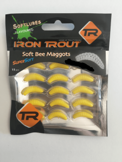 Iron Trout Super Soft Bee Maggots Salmon Egg 2,5 Cm 15 Stück