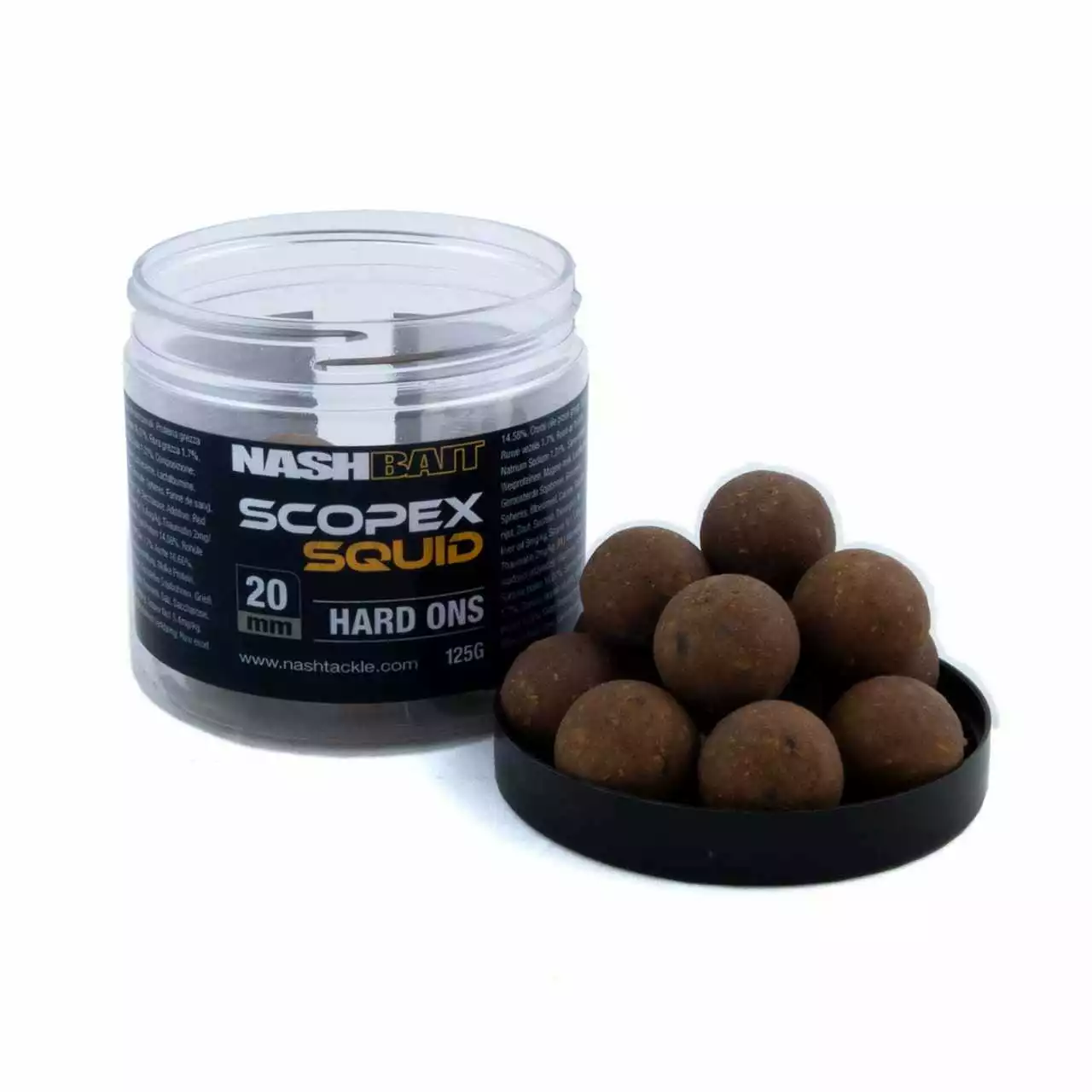 Nash Bait Scopex Squid Hard Ons 20mm 125g 1 Nash Bait Scopex Squid Hard Ons 20mm 125g